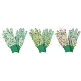 Záhradné rukavice s potlačou ruží