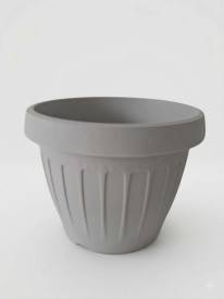 Kvetináč 40 cm, sivá