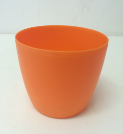 Lili oranžový obal na kvetináč, 13 cm