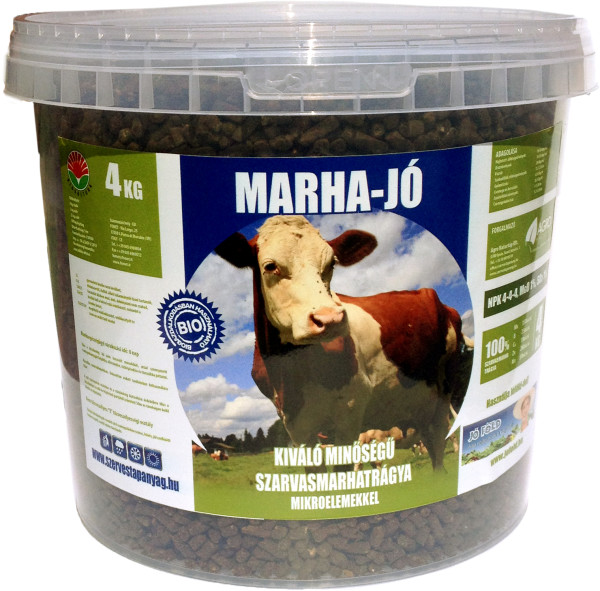 Granulované dobytkové hnojivo "Marha- Jó"