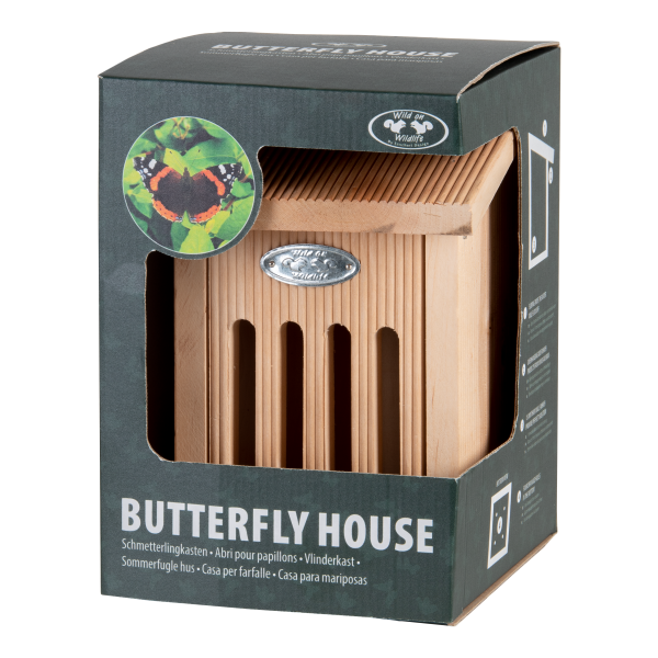 Domček pre motýle s darčekovou krabičkou